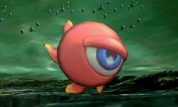 A Monoeye in Super Smash Bros