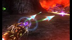 The Exo Tank fires at a Wave Angler in Chapter 10: The Wish Seed.