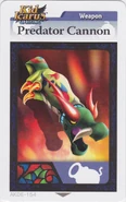 AR Card of the Predator Cannon.