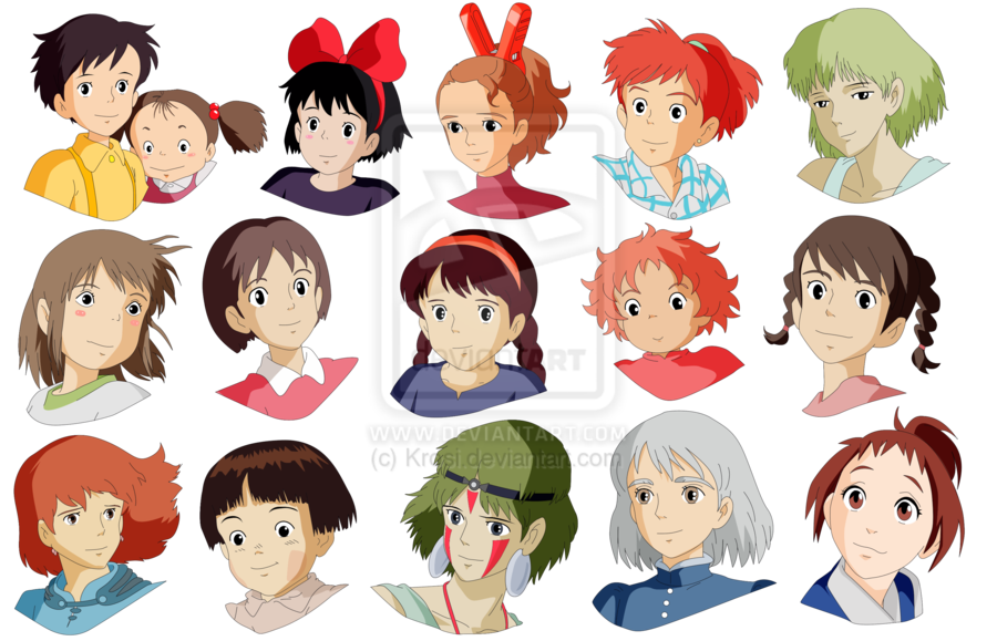 Studio sales ghibli characters