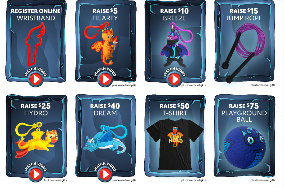 Get Started Prizes 2022 Kids Heart Challenge Wiki Fandom