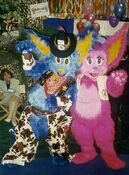 Billy & Ruby Biggle at the NY Toy Fair in the late 90s