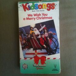kidsongs we wish you a merry christmas vhs