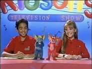 Aaron and Alexandra with the Biggles in the Kidsongs TV show Season 3