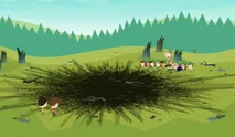 Coop and dennis are destroying the planet with there captured by Girls