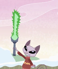 Flashlight laser blade