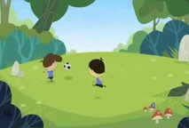 Coop and Dennis Play ball