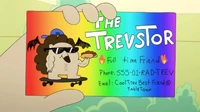 Trevor advertising his friendship services.