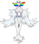 Ragyō in her flaunting dress design.