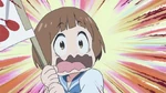 Mako's reaction after being pointed as the Fight Club President by Ryūko.