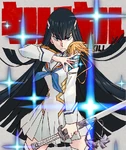 Satsuki Kiryūin wearing Junketsu on the Kill la Kill Volume 2 cover.