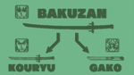 Las espadas reforjadas del Bakuzan destrozado de Satsuki