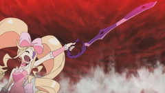 Nui Harime wielding the Purple Scissor Blade