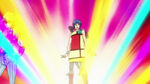 Mikisugi Ep16 13.jpg (466 KB) Aikurō, posing as 60's icon Twiggy wearing Yves Saint Laurent's Piet Mondrian inspired cocktail dress.