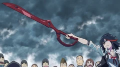 Ryuuko saca la Espada Tijera