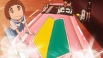 Mako adoring Gamagōri's car.