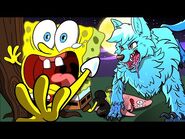 Poor Spongebob🥺 Stepmother Vs Werewolf mother🐺Sad Story Animation-Mukbang Animation Complete Edition