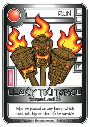 Leaky Tiki Torch | Killer Bunnies Wiki | Fandom