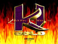 Killer Instinct Gold title screen in Nintendo 64.