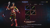 Christmas-themed colors and accessories
