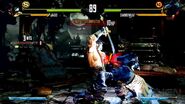 Jago performing a Counter Breaker on Sabrewulf
