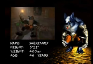 KI 2 1996 Sabrewulf's Character Bio