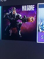 A leaked image of Kilgore on the Xbox One store before its release