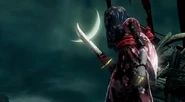 Hisako at Shipwreck Shore in Aganos' trailer.