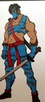 Concept art of Jago's classic costume