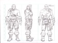 Character turn-around by artist Cam Adams