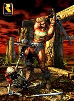 The 1996 render by Rareware which inspired Tusk's victory animation in Killer Instinct (2013)