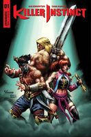 Tusk alongside Jago and Kim Wu in the 2017 comics