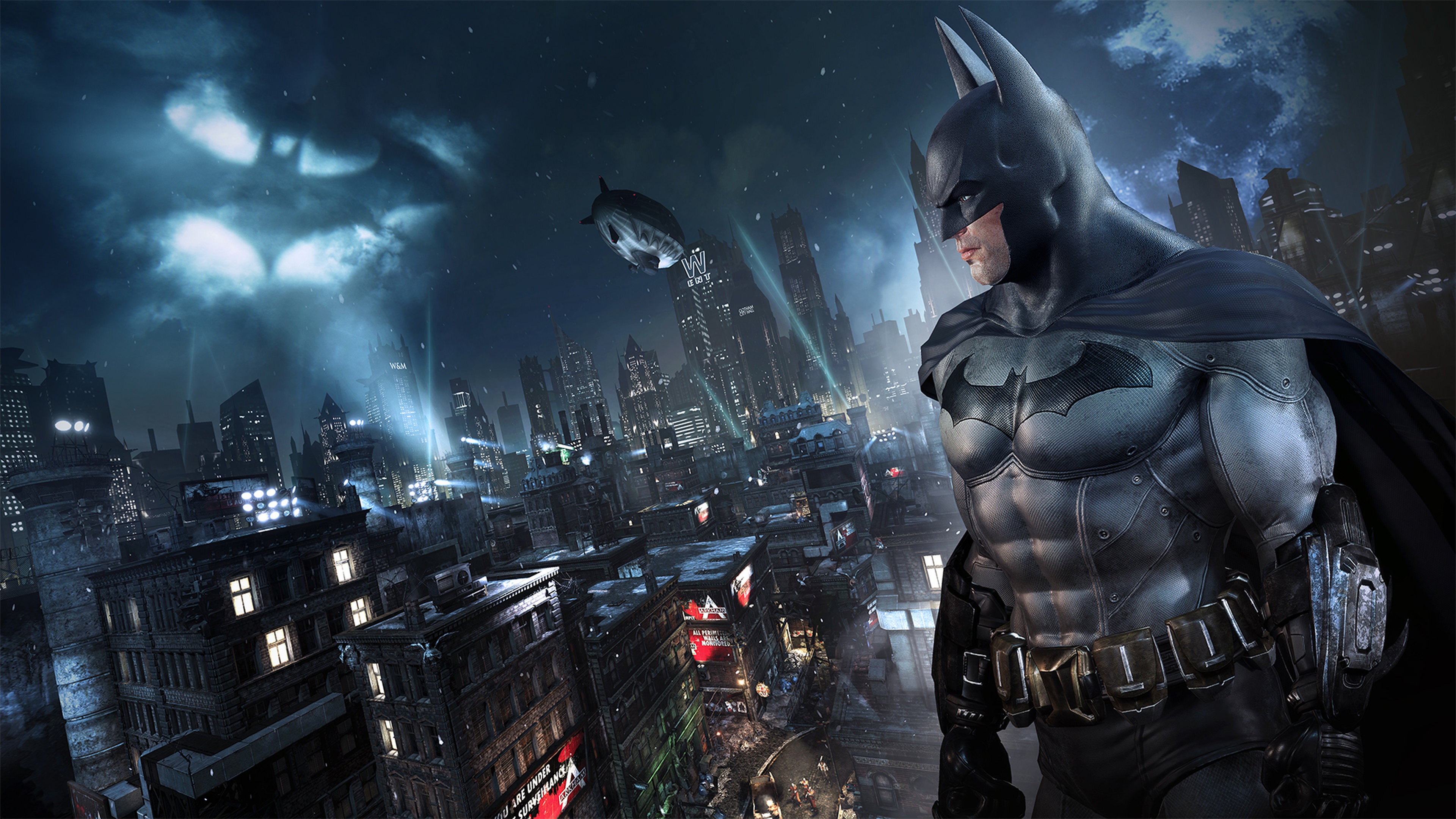 Batman Arkham Knight Moonlight UHD 8K Wallpaper 