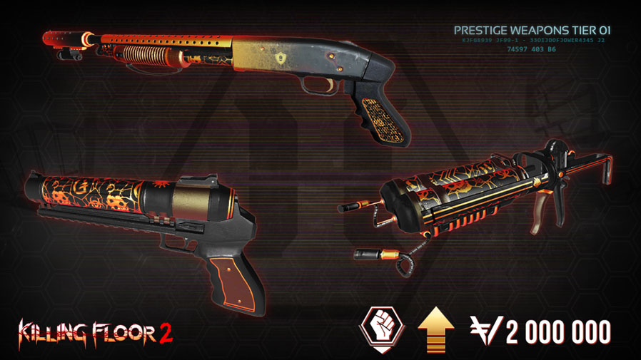 killing floor 2 prestige weapons skins