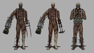Killing Floor 2 Husk Concept Art. The artists description says the design was meant to look like a medical horror and similar to the siren variant.