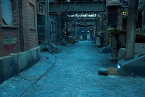 Old Town after the bombing