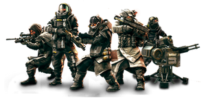 Three Killzone 3 artwork pieces