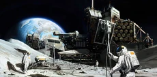 Colonization of the moon.