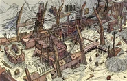 An overview of Suljeva Village.