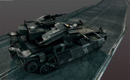 1200x739 5122 Helghast Light tank 3d sci fi rocket tank picture image digital art