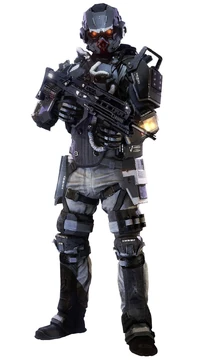 costume de soldat helghast
