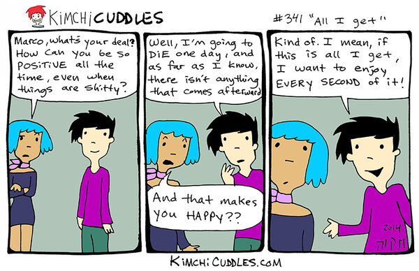 Kimchi Cuddles Comic 341 - All I Get