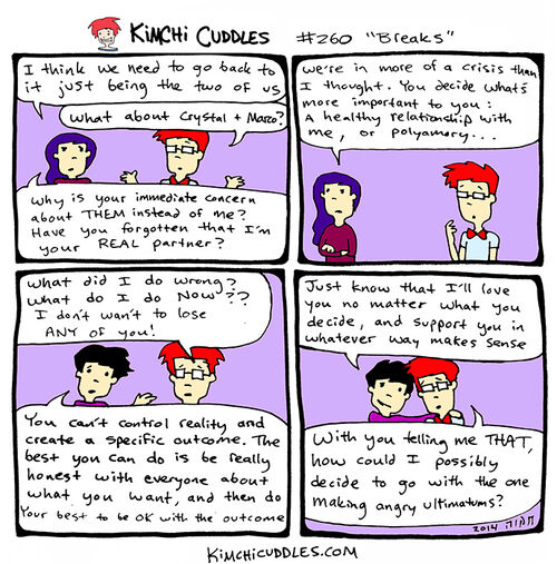 Kimchi Cuddles Comic 260 - Breaks