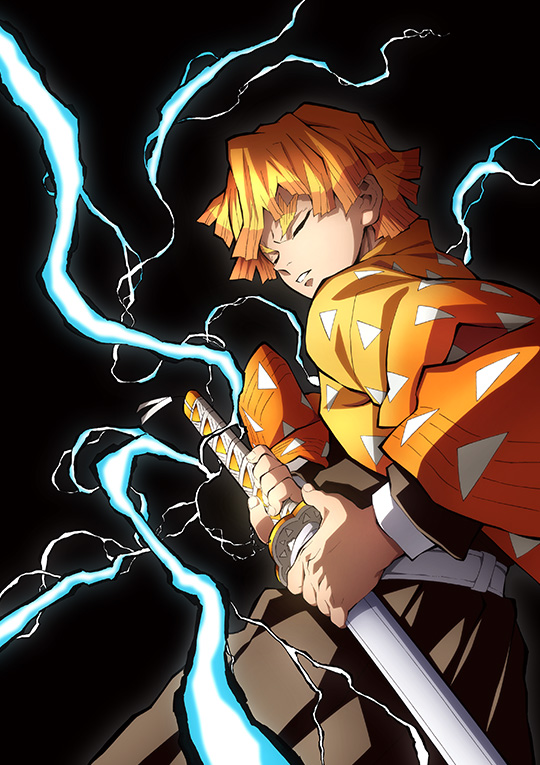 Zenitsu Agatsuma - Thunder Breathing Demon Slayer Art nel 2023