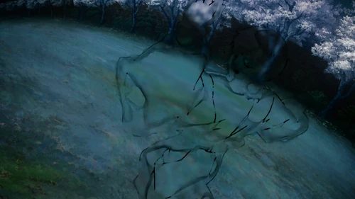 Юширо делает себя невидимым.