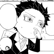 Hakuji's appearance in Kimetsu Gakuen!
