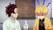 Zenitsu bemoans participating in Hashira Training.