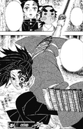 Tanjiro and Kotetsu see Yoriichi Type Zero in action