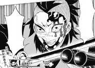 Genya's fanged smile.