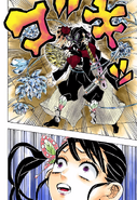 Doma crushes Shinobu's spine in front of Kanao.